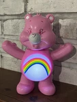 Care Bears Light-up Belly: Cheer 8" Figure! Arms Move & Down. Fixed Price $13.00.