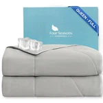 Four Seasons Essentials Cooling Comforter - Queen Size 90" X Gray. Fixed Price $89.50.