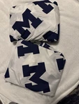 Michigan Wolverines Queen Size Sheet Set Ncaa. Of Bedding.. Fixed Price $39.99.