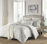 Stone Cottage - Queen Comforter Set, Reversible Cotton Sateen Bedding With Ma.... Fixed Price $50.00.