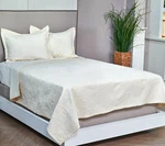 Isaac Mizrahi Live! Home Paisley Stitched Coverlet,full, Ivory.. Fixed Price $68.99.