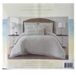 Oceanfront Resort Full/queen 3PC Comforter Set Ivory White New. Fixed Price $55.00.
