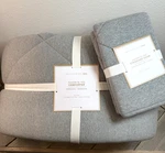 Pottery Barn Teen Organic Favorite Comforter & Sham Set, Twin/xl Gray. Fixed Price $134.10.