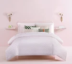 Kate Spade Twin Comforter Set Chalk Pink Floral Polka Dots. Fixed Price $99.99.