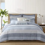 Levtex Home 2-PC Comforter Set Sand Stripes Cotton Bedding, Modern Design. Fixed Price $86.99.