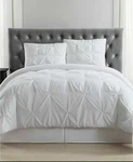 Truly Soft Pleated 2-PC Comforter Mini Set Twin / Xl White T4102905. Fixed Price $58.99.