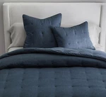 Pottery Barn Belgian Flax Linen Comforter Twin Denim. Fixed Price $100.00.