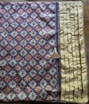 New Croscill Margaux Pleated Red Blue Gold Medallion Euro Pillow Sham 26". Fixed Price $24.95.