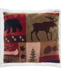 Carstens Patchwork Lodge Plush Throw - JP525. Fixed Price $50.16.