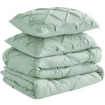 Cathay Home Inc. Premium Collection Pintuck 3-PC. Comforter Set, Full/queen. Fixed Price $50.00.