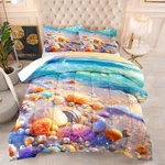 Suncloris Luxury Ocean Breeze Comforter Set Kids And Adults Queen Size. Fixed Price $84.98.