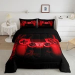 Feelyou Gamer Comforter Set Size Boys Gaming Bedding Queen, Red. Fixed Price $70.14.