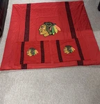 Nhl Chicago Blackhawks Sports Coverage Comforter & 2 Pillow Case Size Full/queen. Fixed Price $53.00.