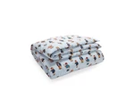 Polo Ralph Lauren Teddy Bear Stripe 3-PC. Comforter Set, Full/queen Blue. Fixed Price $185.00.