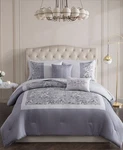 Hallmart Collectibles Victoria 9 Piece Comforter Set, Full - Lt Purple. Fixed Price $135.00.