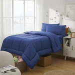 Dorm Room Essentials College Bedding Comforter Set 5 Piece Size Twin Royal Blue. Fixed Price $61.69.