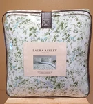 Laura Ashley Country Meadow Green/blue Floral 3P Full/queen Comforter &shams Set. Fixed Price $85.99.