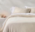 Full/queen Heavyweight Linen Blendcomforter & Sham Set Natural - Casaluna :. Fixed Price $40.00.
