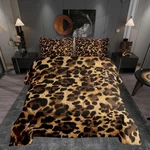 Brown Leopard Print Comforter Set Queen Size,kids Girls Woman Luxury Room Dec.... Fixed Price $57.99.