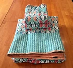 Vera Bradley Go Fish 3 Piece Comforter Queen Set, Reversible Choice Colors. Fixed Price $48.89.