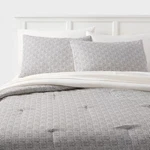 Full/queen Printed Comforter Set Black/white - Room Essentials: Includes Sheets,. Fixed Price $19.99.