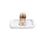 Padded Pet Bolster Bed - 22" X 15" White/black. Fixed Price $31.96.