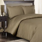 1200 Thread Count Egyptian Cotton Bed Sheet Set Tc Split King Taupe Stripe. Fixed Price $119.95.