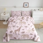 Feelyou Jungle Animals Comforter Set Full Size Safari Bedding Elephant. Fixed Price $89.69.