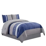 Wpm World Products Mart Embroidered Quilted Down Alternative Comforter Set Tw.... Fixed Price $51.76.