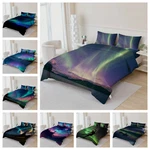 3D Aurora Forest Mountain River Green Quilt Cover Duvet Comforter Set. Fixed Price $89.99.