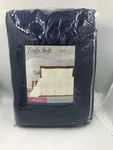 Truly Soft Everyday Reversible Comforter&shams Mini Set /size:twin Xl/navy Blue. Fixed Price $31.49.