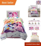 Kids Bedding Microfiber Comforter Sheet Set Twin My Little Pony Reversible. Fixed Price $113.99.