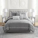 Queen Comforter Set 7-PIECE Embroidered Faux Suede Bedding Soft, Elegant &. Fixed Price $88.19.