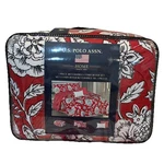 U.s Polo Assn. Queen 5 Piece Bed Set With Reversible Comforter And Pillows. Fixed Price $157.99.