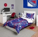 New York Rangers Nhl Team Color Bag Comforter Bedding 5 Piece Twin. Fixed Price $34.99.