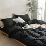King Duvet Cover Solid Color Hypoallergenic Soft Bedding Set New. Fixed Price $34.87.