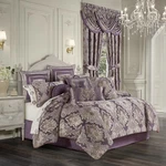 Five Queens Court 4PC. Comforter Set, Lavender, 92X96 Queen,. Fixed Price $231.77.