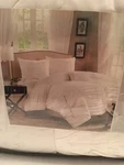Madison Park Pacifica Comforter Set White King 4 Piece Bedding. Fixed Price $29.99.