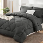 Cozylux Queen Bed In Bag 7-PIECES Comforter Sets With And Sheets Dar. Fixed Price $125.99.