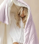 Mellow Temperature Control Comforter, Twin/twinxl(lavender). Fixed Price $54.50.