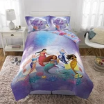 Little Mermaid "aquatic Outlines" 5-PIECE Full Bed Bag Sheet Set For Kids. Fixed Price $49.94.