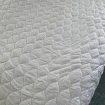 Charisma Ista Embroidered White Comforter/ Blanket Queen. Fixed Price $34.99.