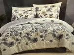 Pem America Sandrine King Comforter 104 X 86 Polyester White Gray Beige Paisley. Fixed Price $68.00.