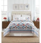 New Southern Living Madiha Jacobean Floral King Comforter Set 3PC. Fixed Price $169.99.