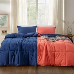Kasentex All Season Down Alternative Quilted Comforter Set - Reversible Duvet. Fixed Price $85.69.