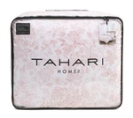 Tahari Home 3-PIECE Full/queen Pink Floral 100% Cotton Comforter Set. Fixed Price $235.00.