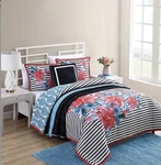 Vcny Cottage Nikki Twin Reversible Floral Comforter & Coverlet Set. Fixed Price $117.99.