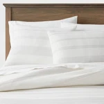 Cotton Woven Stripe Duvet Cover & Sham Set - Threshold. Fixed Price $19.99.