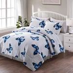 Artall Butterfly Pattern Bag Bedding 8 Piece Full/queen, Blue. Fixed Price $88.53.