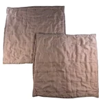 West Elm Set Of 2 Lush Tack Stitch Euro Sham Pink Quilted Pillow Cover Bedding. Fixed Price $39.98.